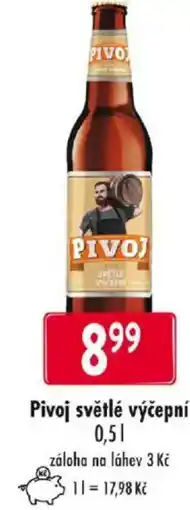 Qanto Pivoj světlé výčepní nabídka