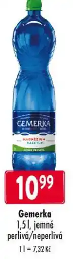 Qanto Gemerka, jemně perlivá/neperlivá nabídka
