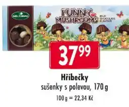 Qanto Hříbečky sušenky s polevou nabídka