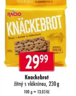 Qanto Knackebrot žitný s vlákninou nabídka