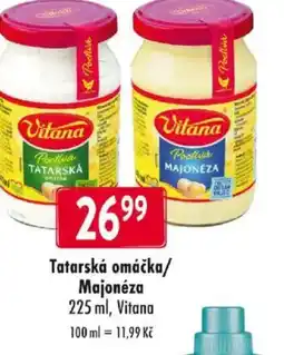Qanto Vitana Tatarská omáčka/ Majonéza nabídka
