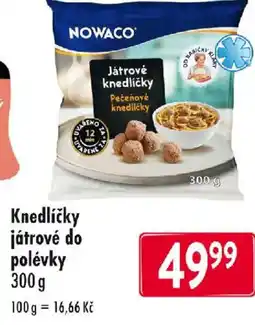 Qanto Nowaco Knedlíčky játrové do polévky nabídka