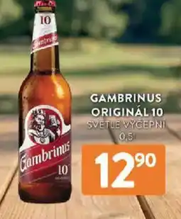 Qanto Gambrinus originál 10 svetle vycepni nabídka