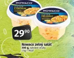 Coop Nowaco zelný salát nabídka