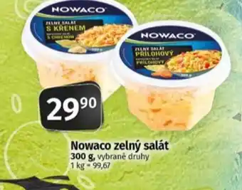 Coop Nowaco zelný salát nabídka