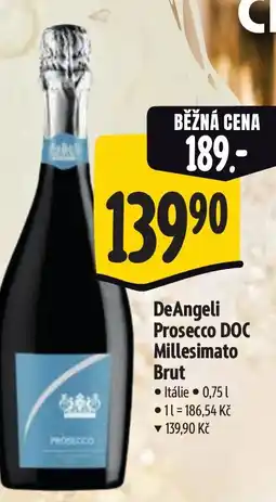 Albert DeAngeli Prosecco DOC Millesimato Brut nabídka
