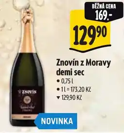 Albert Znovín z Moravy demi sec nabídka