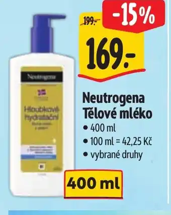 Albert Neutrogena Tělové mléko nabídka