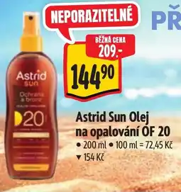 Albert Astrid Sun Olej na opalování OF 20 nabídka