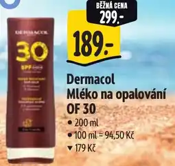 Albert Dermacol Mléko na opalování OF 30 nabídka
