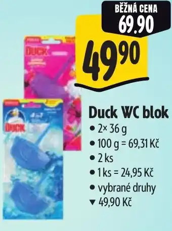 Albert Duck WC blok nabídka