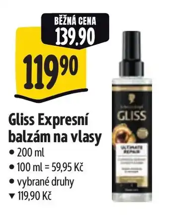 Albert Gliss Expresní balzám na vlasy nabídka