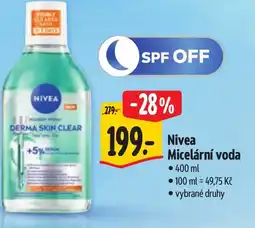 Albert Nivea Micelární voda nabídka
