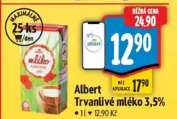 Albert Albert Trvanlivé mléko 3,5% nabídka