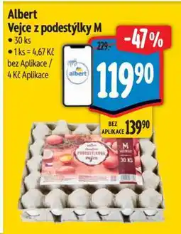 Albert Albert Vejce z podestýlky M nabídka