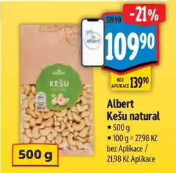 Albert Albert Kešu natural • nabídka