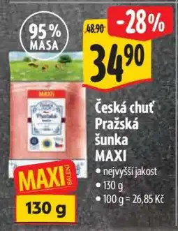 Albert Česká chuť Pražská šunka MAXI nabídka
