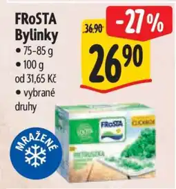 Albert Frosta Bylinky nabídka
