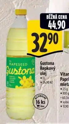 Albert Gustona Řepkový olej nabídka