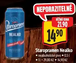 Albert Staropramen Nealko nabídka