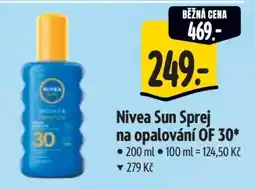 Albert Nivea Sun Sprej na opalování OF 30 nabídka