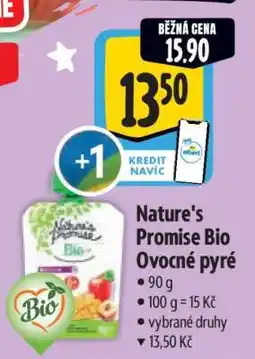 Albert Nature’s Promise Bio Ovocné pyré nabídka
