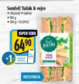Albert Sendvič Tuňák & vejce nabídka