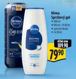 Albert Nivea sprchový gel nabídka