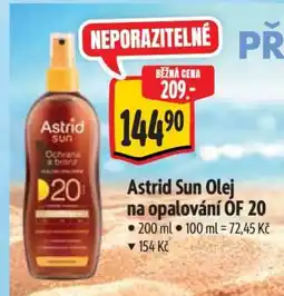 Albert Astrid Sun Olej na opalování OF 20 nabídka