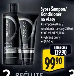 Albert Syoss Šampon, Kondicionér na vlasy nabídka