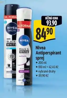 Albert Nivea antiperspirant sprej nabídka