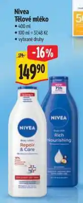 Albert Nivea Tělové mléko nabídka