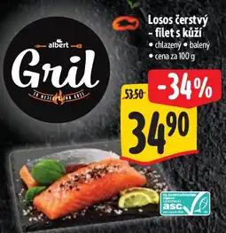 Albert Losos čerstvý filet s kůží nabídka