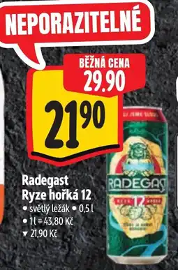 Albert Radegast Ryze hořká 12 nabídka