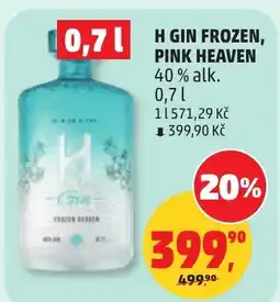 Penny Market H Gin frozen, pink heaven nabídka