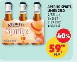 Penny Market Aperito spritz, limoncelo nabídka