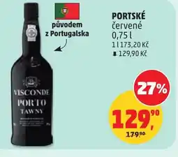 Penny Market Portské červené nabídka