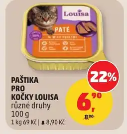 Penny Market Paštika pro kočky louisa nabídka