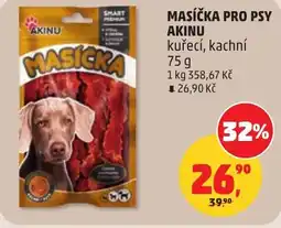 Penny Market Masíčka pro psy akinu kuřecí, kachní nabídka