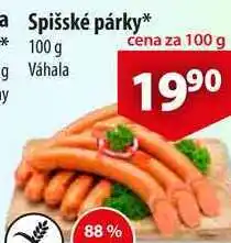 CBA Spišské párky nabídka