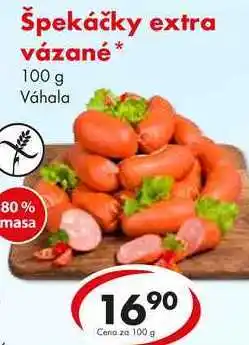 CBA Špekáčky extra vázané nabídka