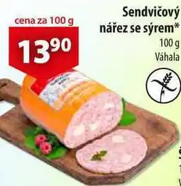 CBA Sendvičový nářez se sýrem nabídka