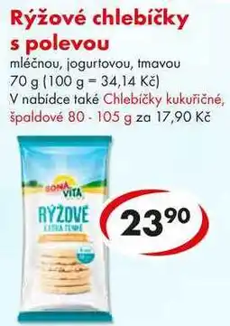 CBA Rýžové chlebíčky s polevou nabídka