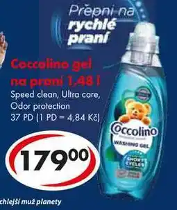 CBA Coccolino gel na praní 1,48 l/37 PD nabídka