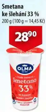 CBA Smetana ke šlehání 33% nabídka