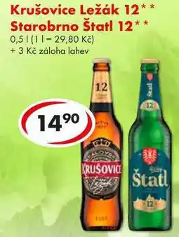 CBA Krušovice Ležák 12 nabídka