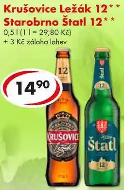 CBA Krušovice Ležák 12 nabídka