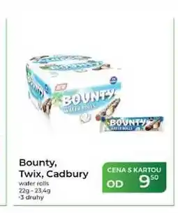 Tamda Foods Bounty, Twix, Cadbury wafer rolls 22g-23,4g nabídka