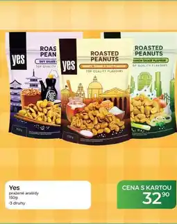 Tamda Foods Yes pražené arašídy nabídka
