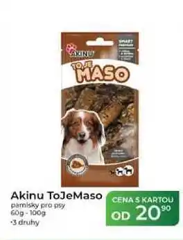 Tamda Foods Akinu ToJeMaso pamlsky pro psy 60g-100g nabídka